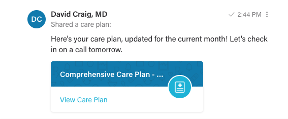 Spruce care plan attachment