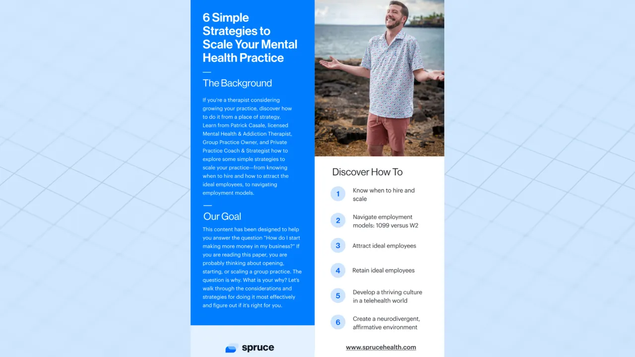 Download: 6 Simple Strategies to Scale Your Mental Health Practice