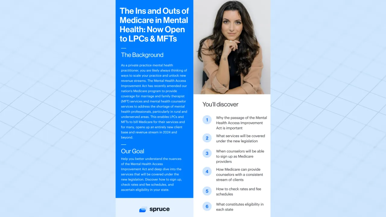 eBook: The Ins and Outs of Medicare in Mental Health—Now Open to LPCs & MFTs