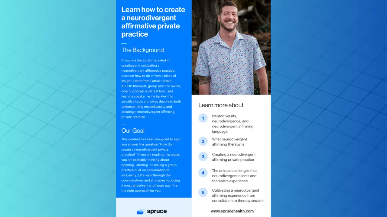 eBook: Learn how to create a neurodivergent affirmative private practice