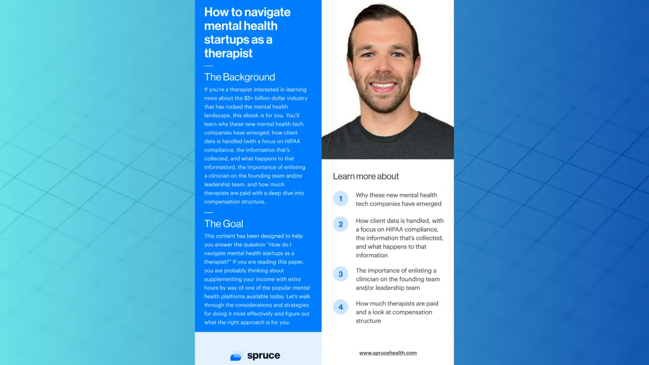 eBook: How to navigate mental health startups as a therapist