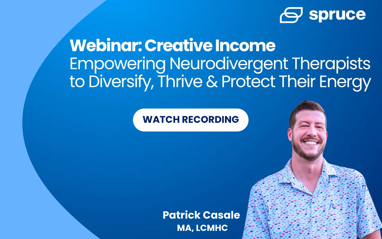 Recording: Creative Income—Empowering Neurodivergent Therapists to Diversify, Thrive, and Protect Their Energy