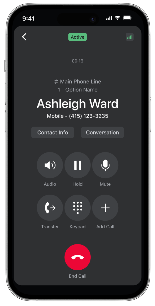In Progress Call